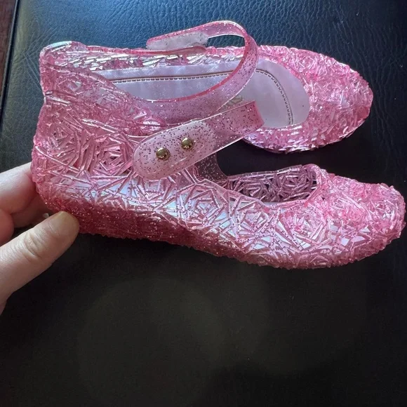 Sparkly Pink girl jelly Shoes - Picture 6 of 9
